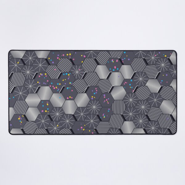 Item preview, Disco Ball Hexagon Mosaic Retro Geometric Tessellation Pattern designed and sold by KungPowUnicorn.