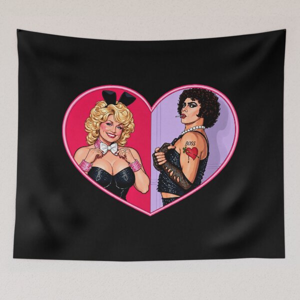 Item preview, Dolly Parton & Tim Curry Heart Tribute designed and sold by TrevionYoster.