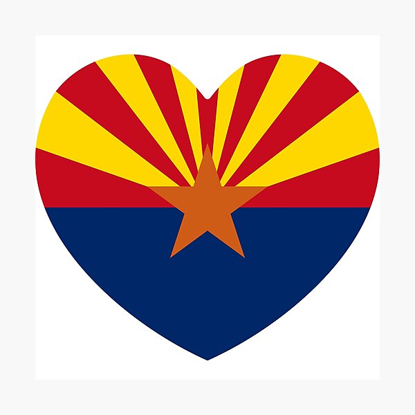 Item preview, Arizona Heart Baby Gift, Born in Arizona AZ Keepsake designed and sold by shitpostee.