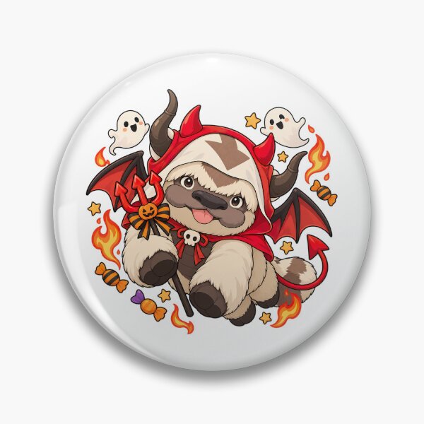 Item preview, Air Bender Appa, Appa Devil Halloween Costume Cute Avatar The Last Airbender designed and sold by graphic-genie.