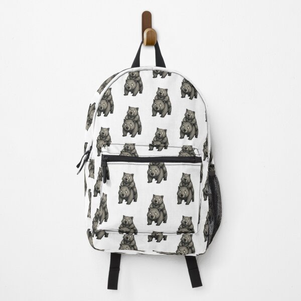 Item preview, HAPPY Friendly WOMBATS TOGETHER designed and sold by BRETT'S ART STUDIO.