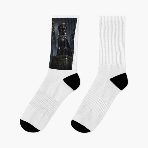 Item preview, Majestic Black Cat Commander in Dark City designed and sold by PurrfectHome.