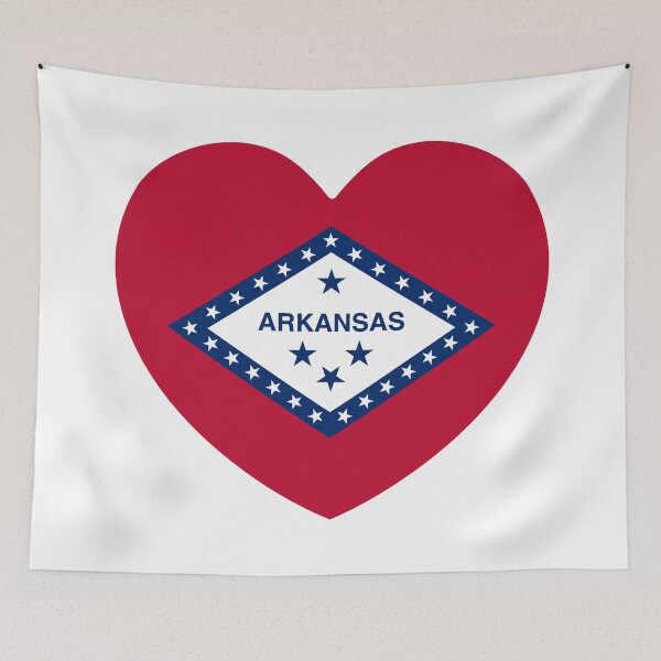 Artikelvorschau, Arkansas Herzförmiges Babygeschenk, Erinnerungsstück für in Arkansas Geborene entworfen und verkauft von shitpostee.