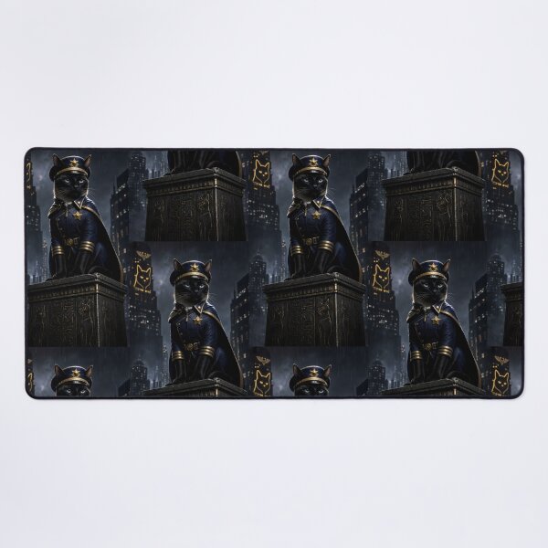 Item preview, Majestic Black Cat Commander in Dark City designed and sold by PurrfectHome.