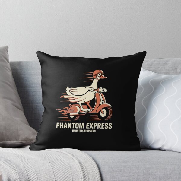 Item preview, Phantom Express Goose Scooter Halloween T-Shirt  Funny Retro Haunted Journeys designed and sold by FestivityFinds.