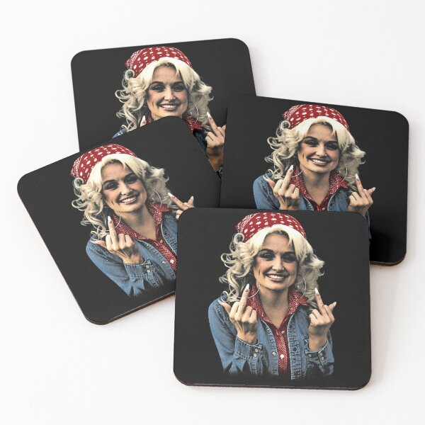 Item preview, Young Dolly Partton Middle Finger Rebel Bandana Vintage designed and sold by TrevionYoster.
