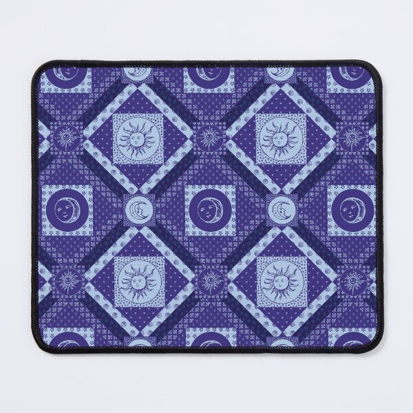 Item preview, Celestial Medieval Sun and Moon Cheater Quilt designed and sold by Goddessart.