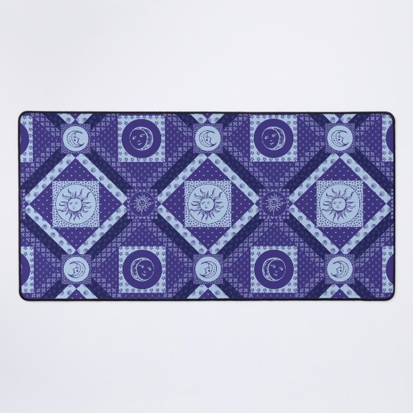 Item preview, Celestial Medieval Sun and Moon Cheater Quilt designed and sold by Goddessart.