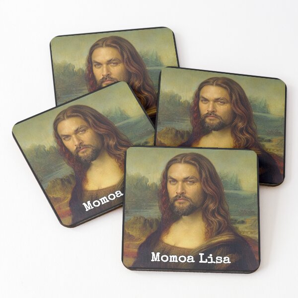 Item preview, Funny Art Mashup: Momoa Lisa Renaissance Parody designed and sold by The Funky Sprunki.