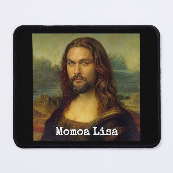 Item preview, Funny Art Mashup: Momoa Lisa Renaissance Parody designed and sold by The Funky Sprunki.