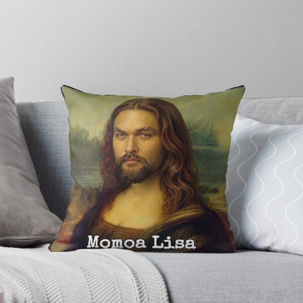 Item preview, Funny Art Mashup: Momoa Lisa Renaissance Parody designed and sold by The Funky Sprunki.
