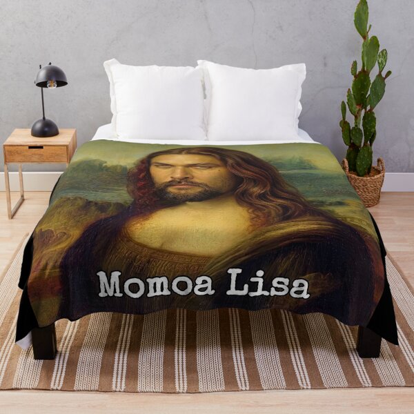Item preview, Funny Art Mashup: Momoa Lisa Renaissance Parody designed and sold by The Funky Sprunki.