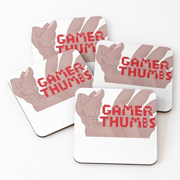 Item preview, Gamer Thumbs (low melanin/red) designed and sold by TheDoughtyBlade.