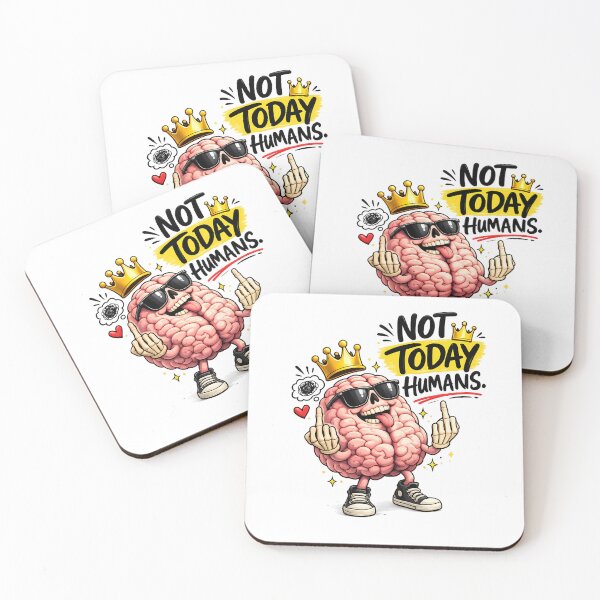 Item preview, Not Today Brain - Funny Mental Health Overthinking designed and sold by Funnygiftsstudio .