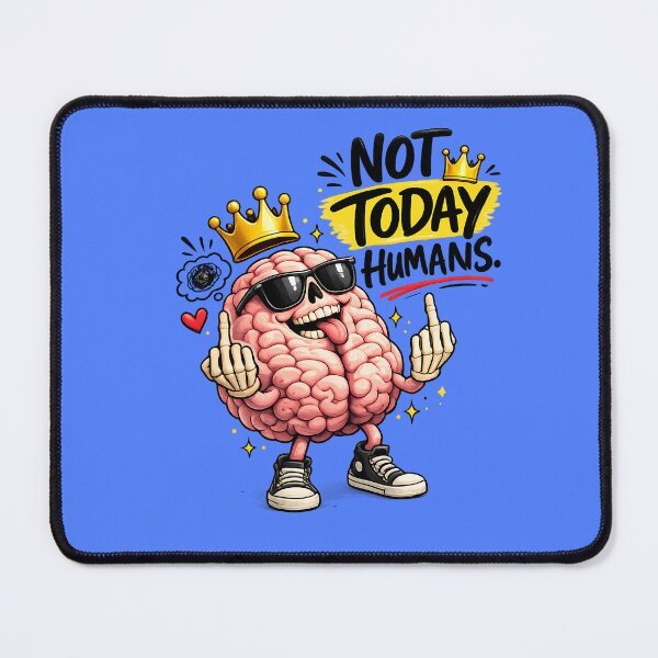 Item preview, Not Today Brain - Funny Mental Health Overthinking designed and sold by Funnygiftsstudio .