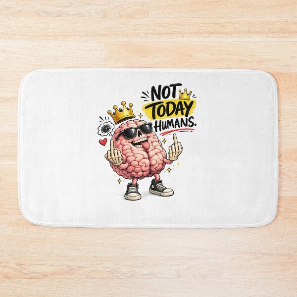 Item preview, Not Today Brain - Funny Mental Health Overthinking designed and sold by Funnygiftsstudio .