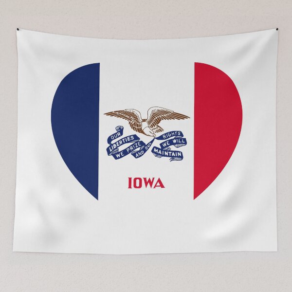 Item preview, Iowa Heart Baby Gift, Born in Iowa IA Keepsake designed and sold by shitpostee.
