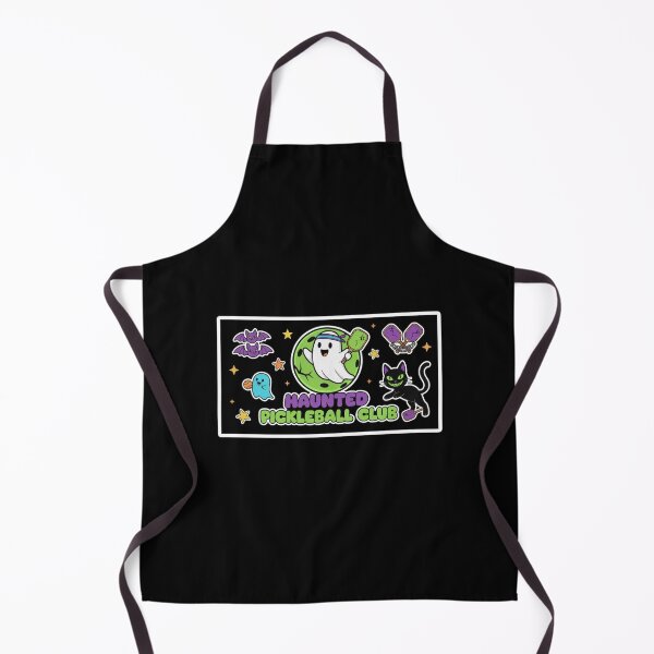 Item preview, Haunted Pickleball Club Cute Ghost Black Cat Halloween designed and sold by FestivityFinds.