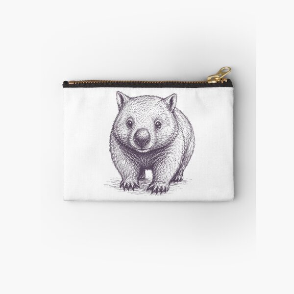 Item preview, AUSSIE WOMBAT DRAWING designed and sold by BRETT'S ART STUDIO.