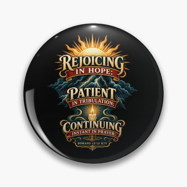 Item preview, Romans 12:12 Hope Patience Prayer Christian designed and sold by ChristianLife.