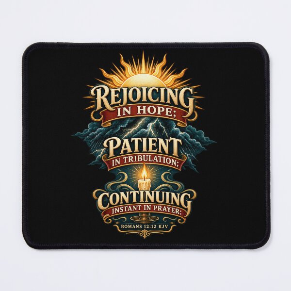 Item preview, Romans 12:12 Hope Patience Prayer Christian designed and sold by ChristianLife.