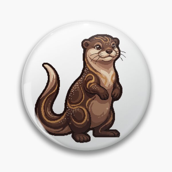 Item preview, Enchanted Chocolate Truffle Otter Familiar designed and sold by PixelBrujeria.