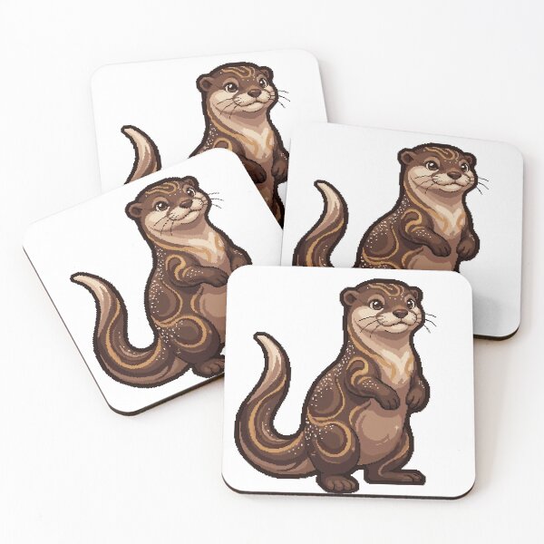 Item preview, Enchanted Chocolate Truffle Otter Familiar designed and sold by PixelBrujeria.