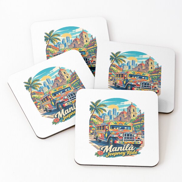 Item preview, Manila Jeepney Philippines Vintage Travel Design designed and sold by Globalcitytees.