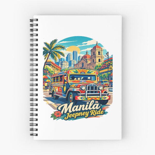 Item preview, Manila Jeepney Philippines Vintage Travel Design designed and sold by Globalcitytees.