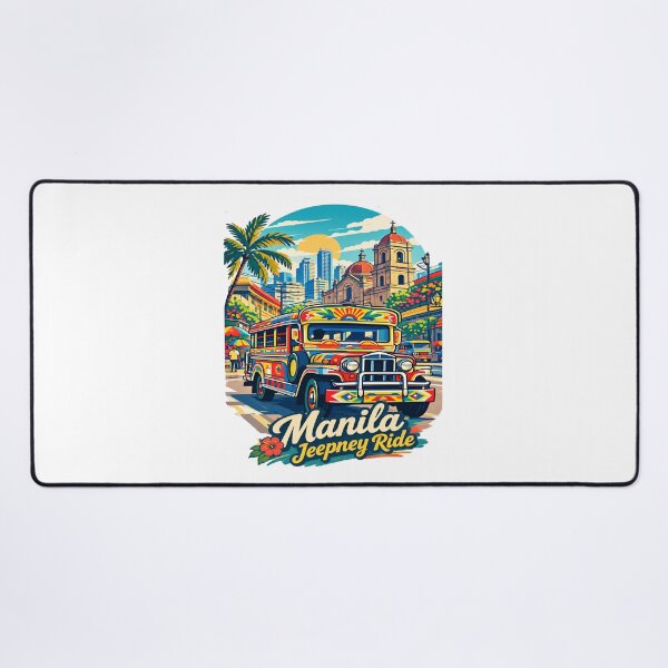Artikelvorschau, Manila Jeepney Philippinen Vintage Reisedesign entworfen und verkauft von Globalcitytees.