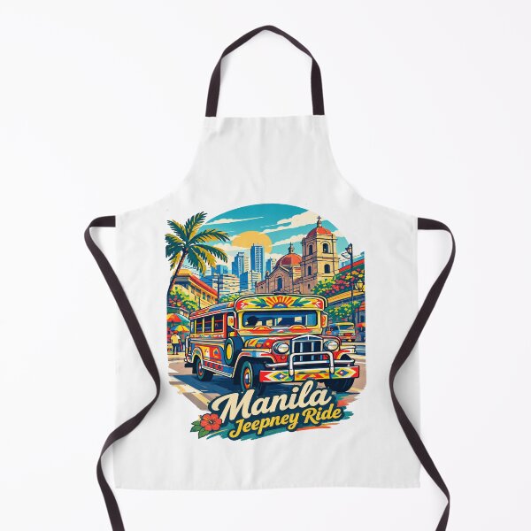 Item preview, Manila Jeepney Philippines Vintage Travel Design designed and sold by Globalcitytees.