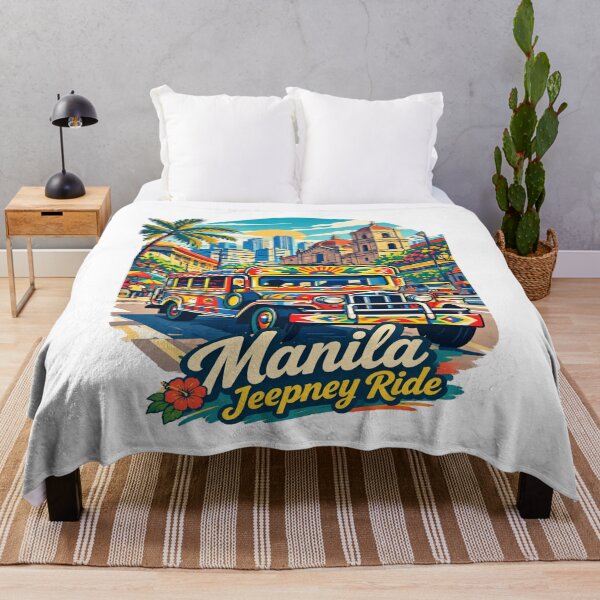 Item preview, Manila Jeepney Philippines Vintage Travel Design designed and sold by Globalcitytees.