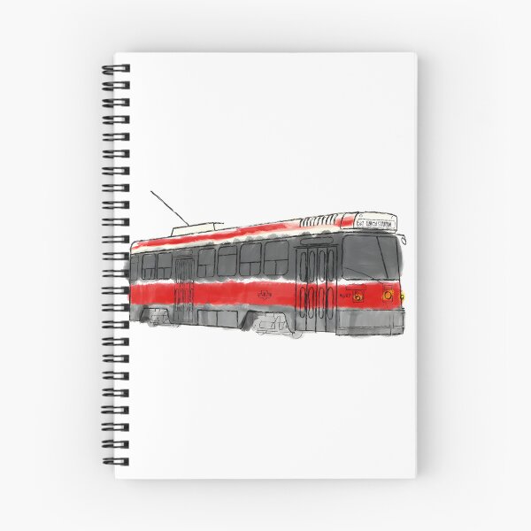 Item preview, TTC Streetcar Vintage Transit Illustration for Urban Transportation Enthusiasts designed and sold by omarshahin132.