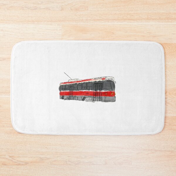 Item preview, TTC Streetcar Vintage Transit Illustration for Urban Transportation Enthusiasts designed and sold by omarshahin132.
