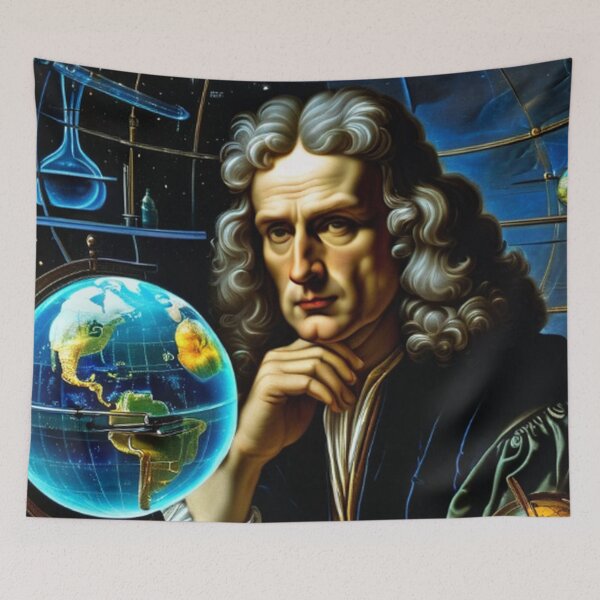 Item preview, Sir Isaac Newton designed and sold by TheDarkWardrobe.