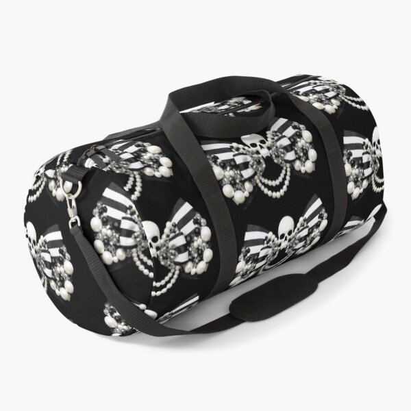 Item preview, Glamorous bow with a skull, black and white 3D designed and sold by silent-violin.