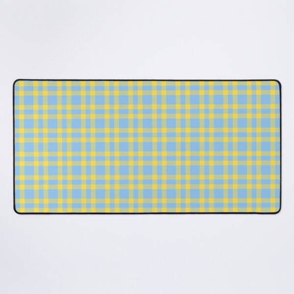 Item preview, Plaid Pattern Blue Yellow designed and sold by ArtbyDebbieC.