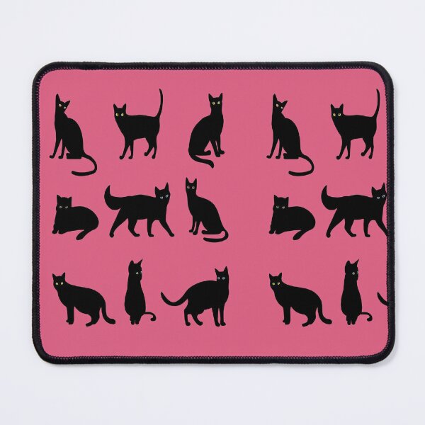 Item preview, Cute Minimalist Cat Pattern Art Adorable Kitty Digital Vector Illustration Playful Cat Silhouette Aesthetic Black Cat Patterns designed and sold by Matt_Smith.