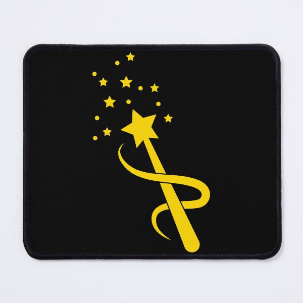 Item preview, Gold Sparkle Star Magic Wand Design designed and sold by pattern-archive.