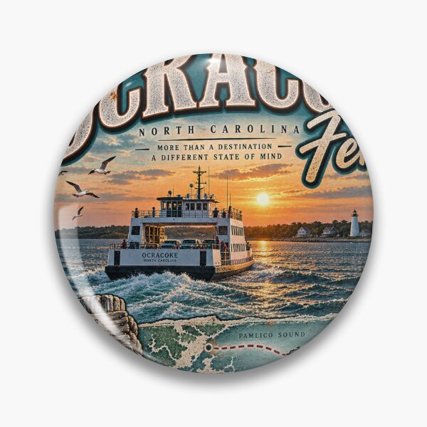 Item preview, Ocracoke Ferry Leave the World Behind designed and sold by The Coastal Route.