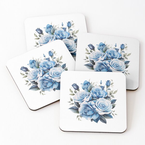 Item preview, Blue Rose | Elegant Floral Aesthetic Art designed and sold by Mandayartstudio.