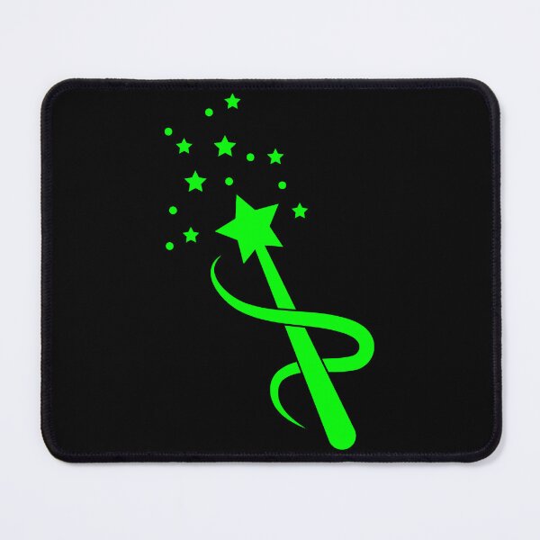 Item preview, Lime Sparkle Star Magic Wand Design designed and sold by pattern-archive.
