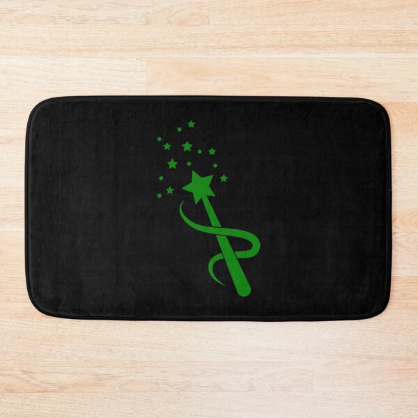 Item preview, Green Sparkle Star Magic Wand Design designed and sold by pattern-archive.