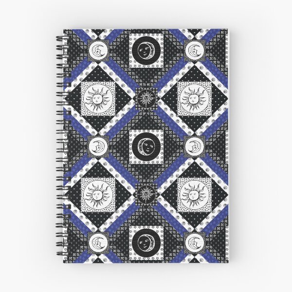 Item preview, Celestial Medieval Sun and Moon Cheater Quilt designed and sold by Goddessart.