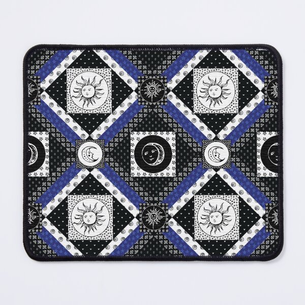 Item preview, Celestial Medieval Sun and Moon Cheater Quilt designed and sold by Goddessart.