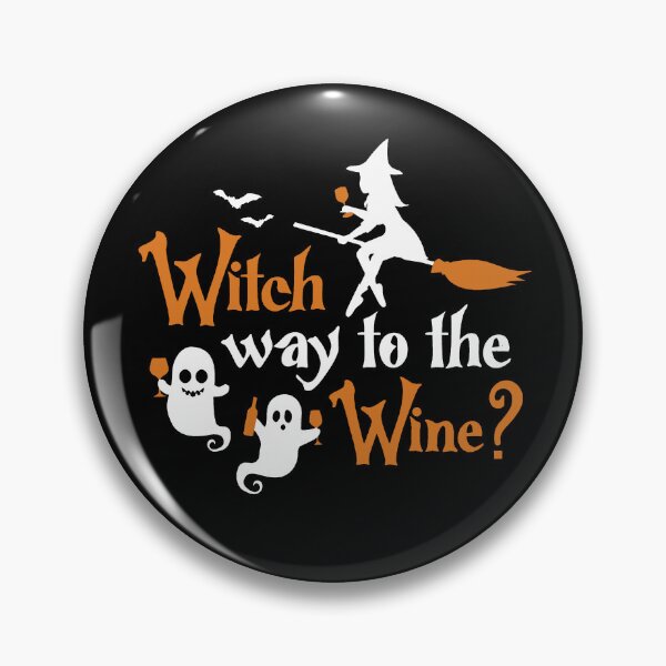 Item preview, Witch Way to the Wine Halloween designed and sold by To101ARt.