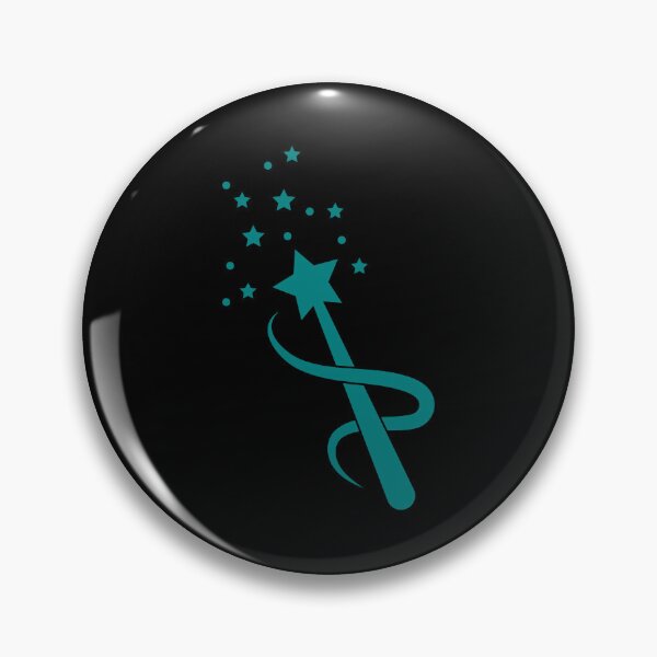 Item preview, Teal Sparkle Star Magic Wand Design designed and sold by pattern-archive.
