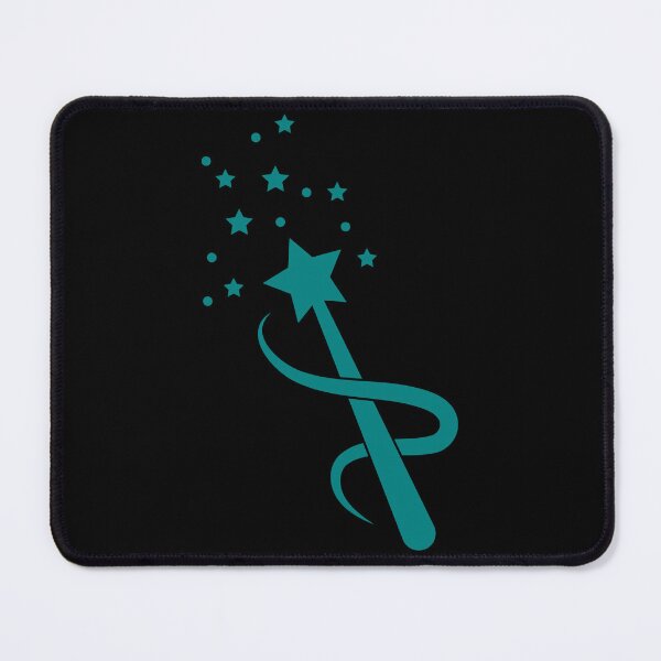 Item preview, Teal Sparkle Star Magic Wand Design designed and sold by pattern-archive.