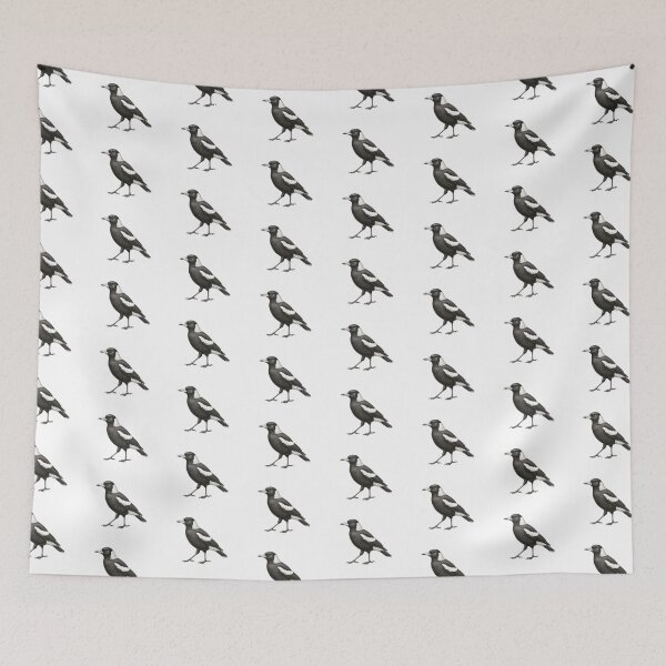 Item preview, AUSSIE MAGPIE  DRAWING designed and sold by BRETT'S ART STUDIO.