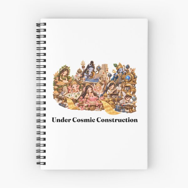 Item preview, Under Cosmic Construction – Divine Timing Manifestation Art designed and sold by Safe Soul DeLife.